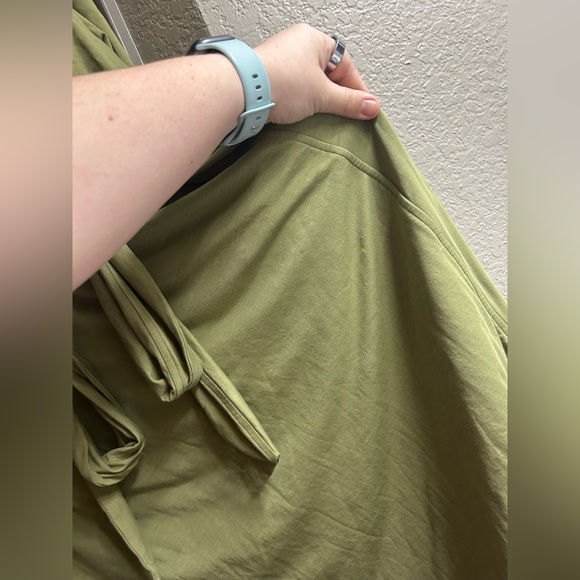 NWOT Lululemon Cotton Wrap Front Dress - Picture 7 of 11